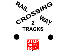 Even if the signal at a railway level crossing does not indicate that a train is coming, you should -