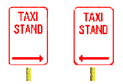 Are you permitted to park between these two signs?