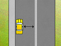 Where there are double dividing lines, you may park -