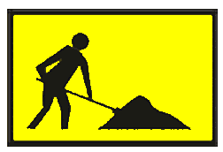 When you come across roadworks -