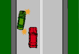 You are about to move away from the kerb in your car. What is the last thing you should do before you move into traffic?