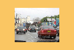 Before changing lanes you should -