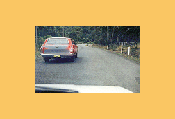 When you have started to overtake the car, you notice that its right indicator is flashing. You should -