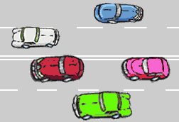 You are driving in busy traffic in a 60 km/h zone. You feel 60 km/h is a bit too fast for the conditions. What should you do?