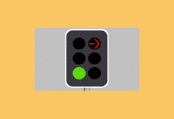 It is 3 o'clock in the morning. You cannot see any other traffic. You want to turn right. You may -