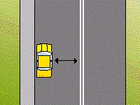 Where there are double dividing lines, you may park -