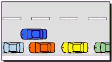 You are driving your vehicle along a street and want to stop for a short time. Are you allowed to double park your vehicle (that is stand it on the road alongside a parked car)?
