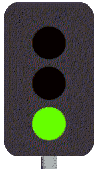 在交通灯处，红灯亮是什么意思？