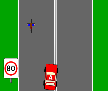 When passing a cyclist in a 80km/h speed zone, you must maintain a minimum distance of at least: