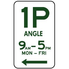 This sign indicates that you must park
