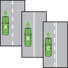 Which vehicle is NOT allowed to make a U-turn?