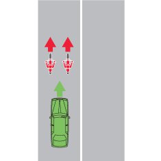 You are travelling along this road behind two motorcycles. The motorcycles are moving slowly. What should you do?