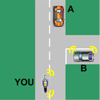 In the diagram, who should you give way to?
