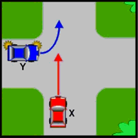 Which vehicle must give way?
