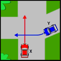 Which vehicle must give way?